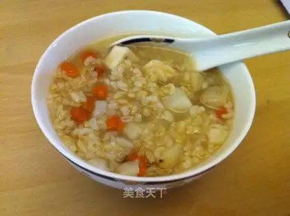 yam brown rice porridge