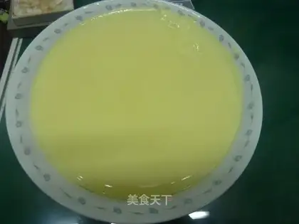 Stewed egg in open ocean