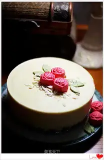 Non-baked mango cheese cake
