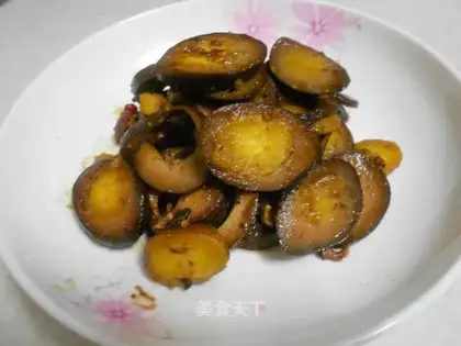 Stewed eggs