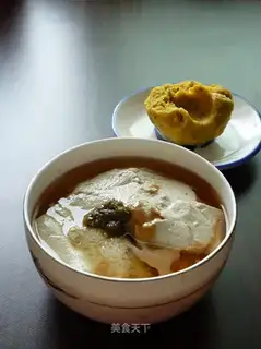 Black bean curd flower