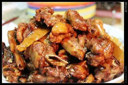 Slightly spicy beer duck