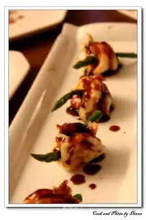 Royal Hosta Shrimp in soy sauce