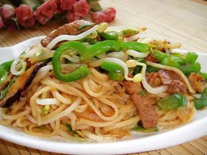 stir-fried noodles