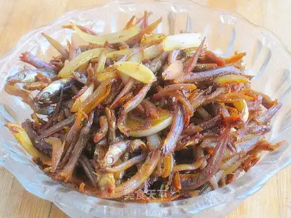 stir-fried dried fish