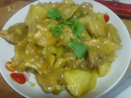 Curried potato chicken nuggets