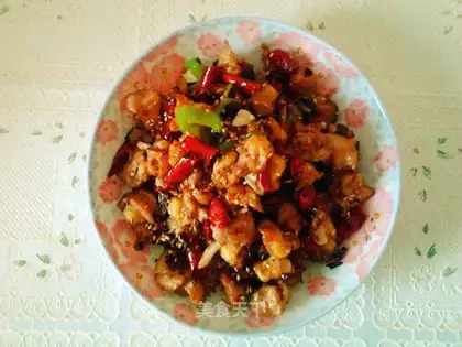 Spicy chicken crispy bones