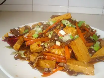 Fish-flavored tofu