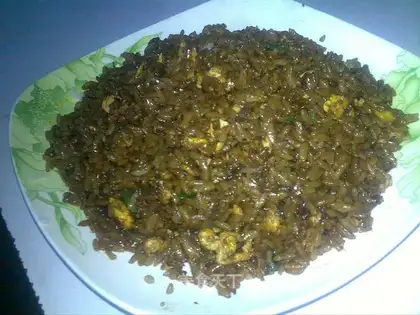 soy sauce fried rice