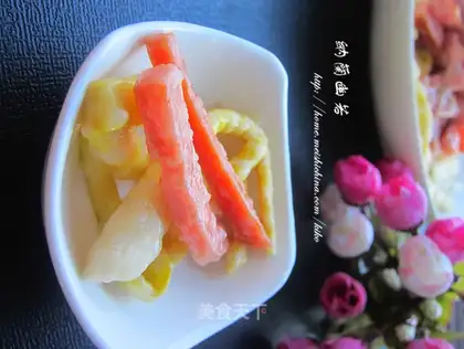 stir-fried ham with bamboo shoots tips