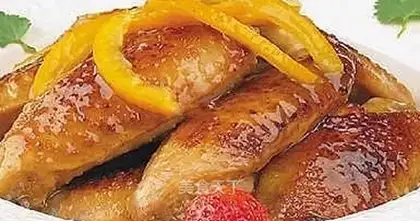 Orange chicken wings