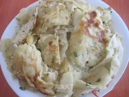 Hand-shredded cake