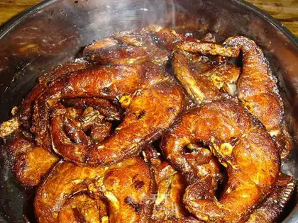Sweet and sour smoked fish