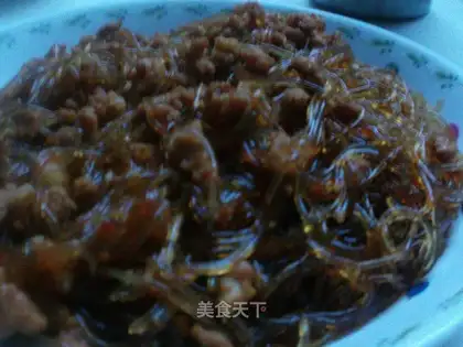 Minced pork and vermicelli