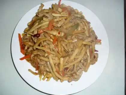 fish-flavored pork