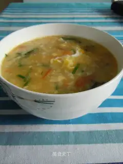 Mixed vegetable dough soup