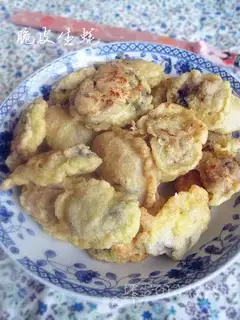 Crispy oysters