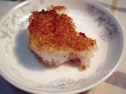 Pan-fried rice balls