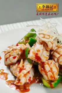 spicy cuttlefish slices with garlic