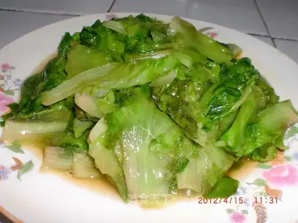 stir-fried lettuce
