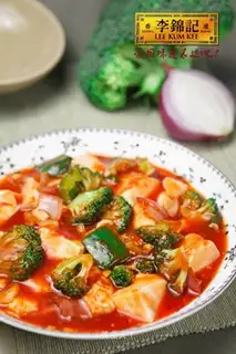 Xishi tofu in tomato sauce