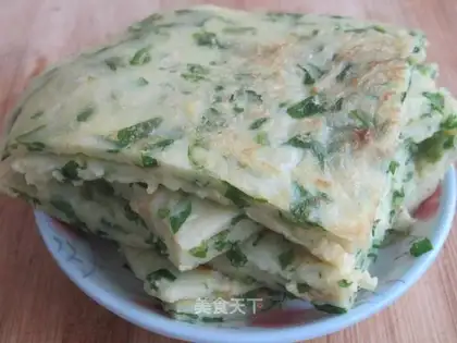 Celery leaf cake