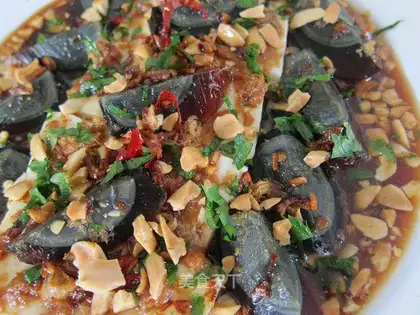 Cold preserved egg tofu
