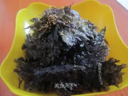 Homemade roasted seaweed