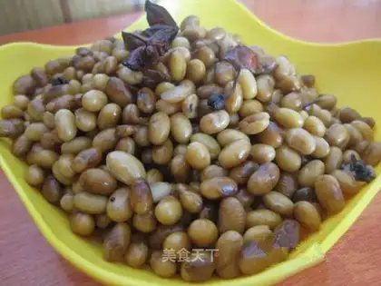 braised soybeans in soy sauce