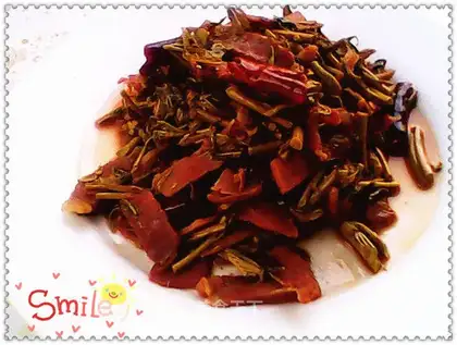 Fried ham with Chinese toon