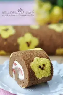 Flower Blossom Cake Roll