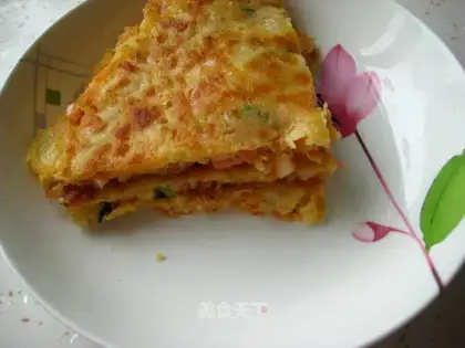 Pickled bean dregs cake