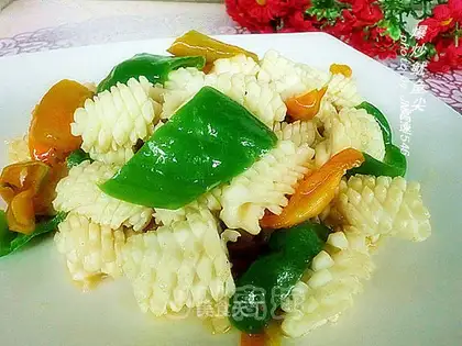 stir-fried squid tip