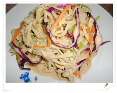 Sesame sauce salad
