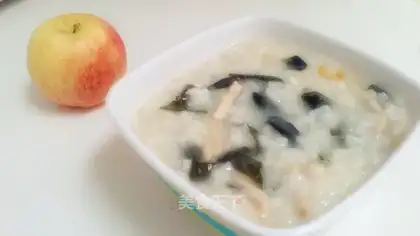 Kelp and lean meat porridge