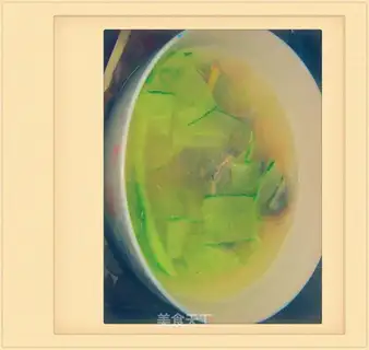 Cucumber and preserved egg soup