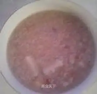 Coix seed and yam coarse grain porridge