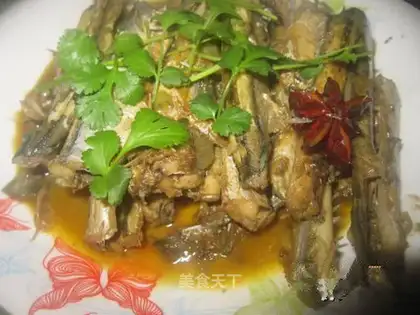 Braised saury