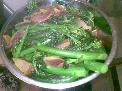 stir-fried cabbage with bacon