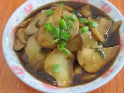 Mushroom with oyster sauce