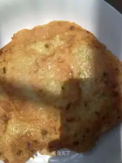 Egg and bean dregs cake