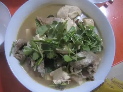 Stewed cod with tofu