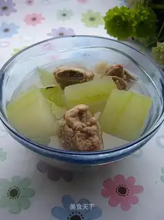 Winter melon pork ribs soup