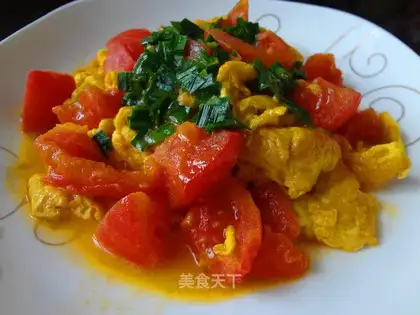 tomato scrambled eggs