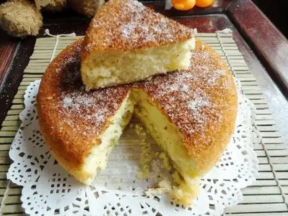Electric rice cooker version sponge cake