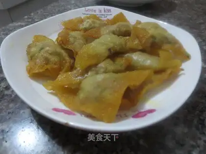 Fried lean meat dumpling box