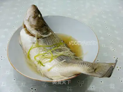 steamed bass
