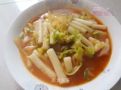 Korean fried rice cake