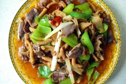 stir-fried chicken offal