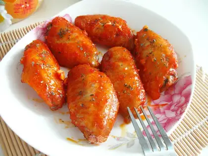 Garlic roasted wings